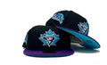 Toronto Blue Jays 25th Anniversary Teal Brim "Galaxy Collection" New Era Fitted Hat