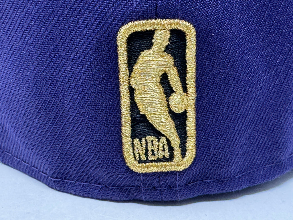 Sacramento Kings 40th Anniversary New Era Fitted Hat-Purple Black