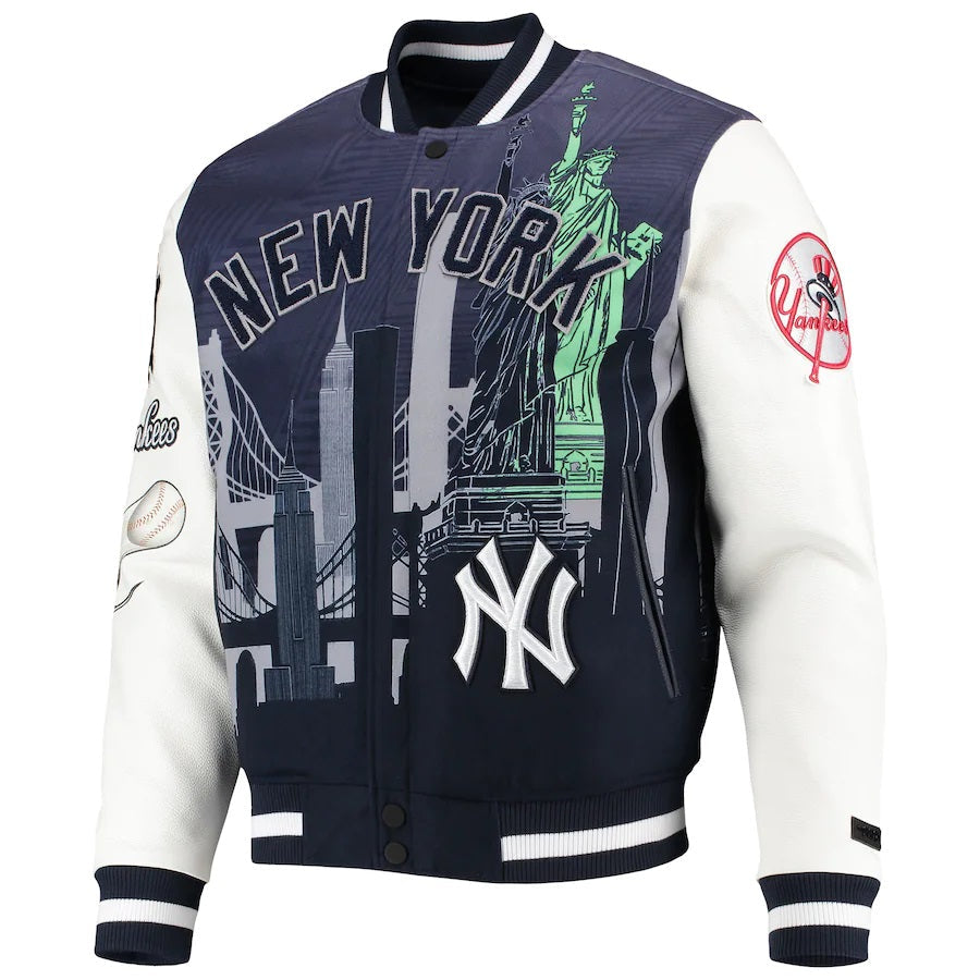 Yankees Pro Standard Navy Remix Varsity