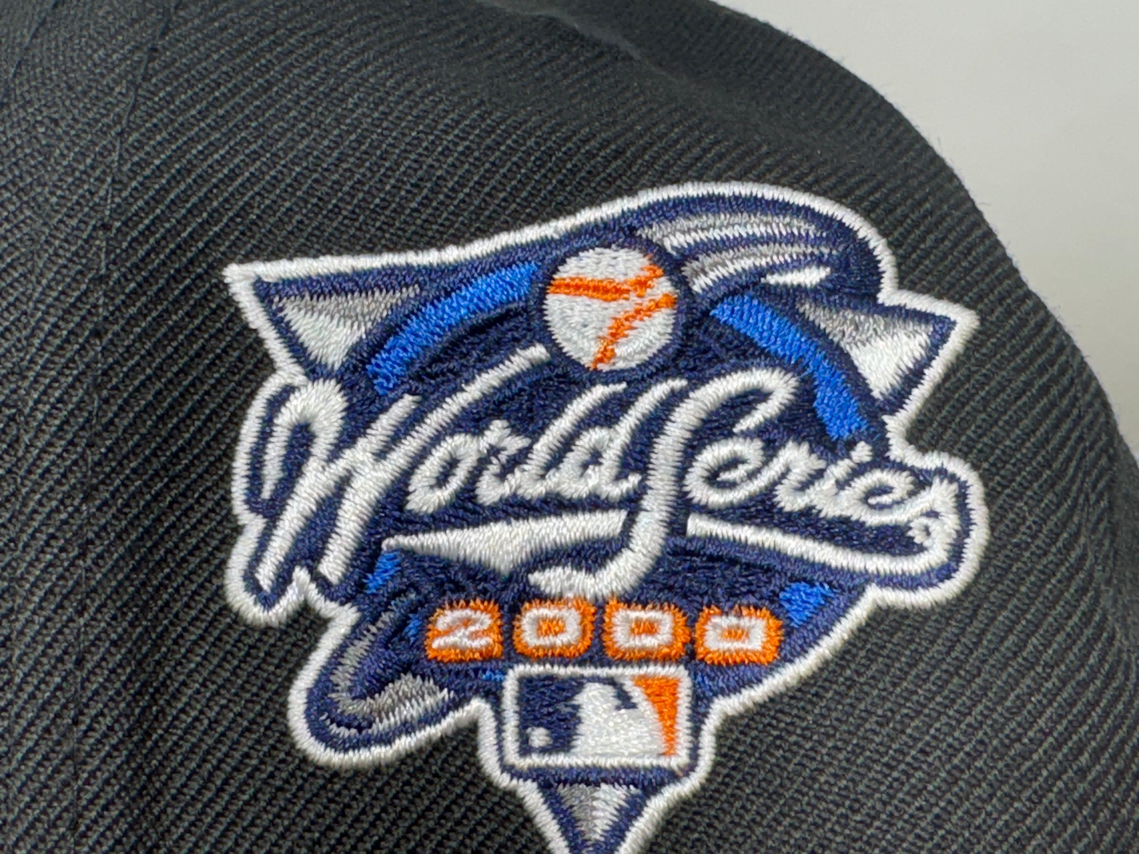 New York Mets 2000 World Series Black Royal Blue 59Fifty New Era Fitted Hats