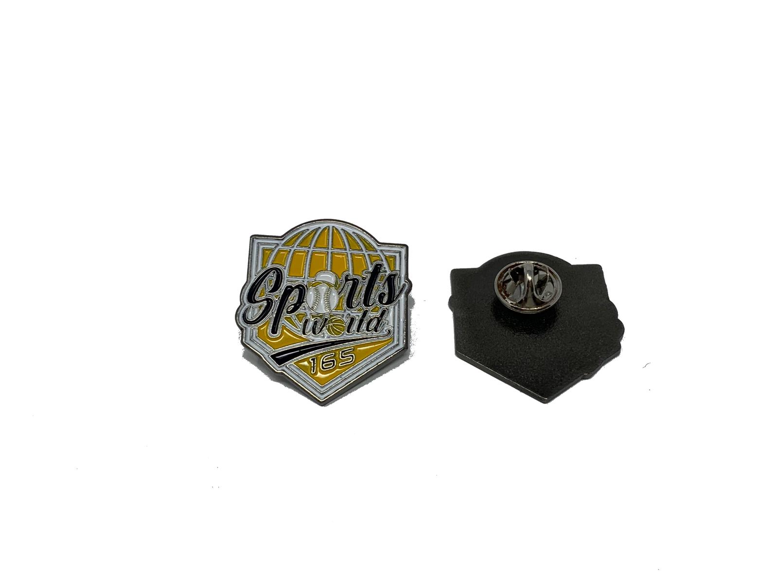 SPORTS WORLD 165 METAL PIN BLACK/ YELLOW/ WHITE
