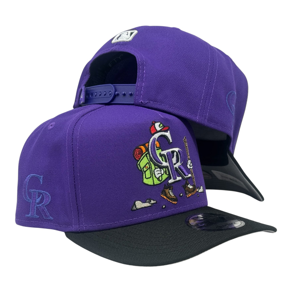 Colorado Rockies Cartoon logo New Era 9Fifty Snapback Hat
