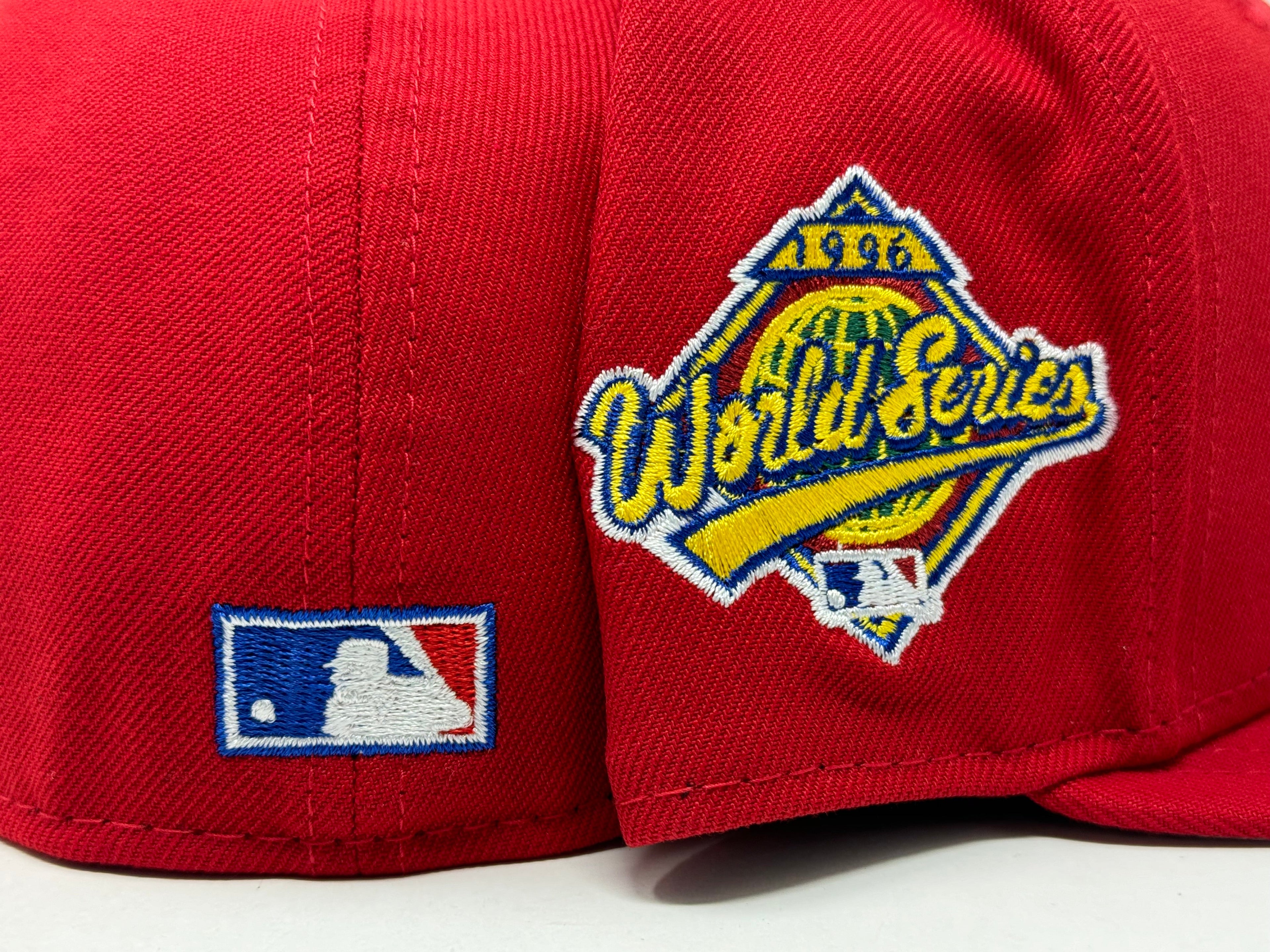 New York Yankees 1996 World Series Red Fitted Hats