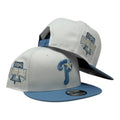 Philadelphia Phillies 1996 All Star Game Snapback Hat-White Sky Blue