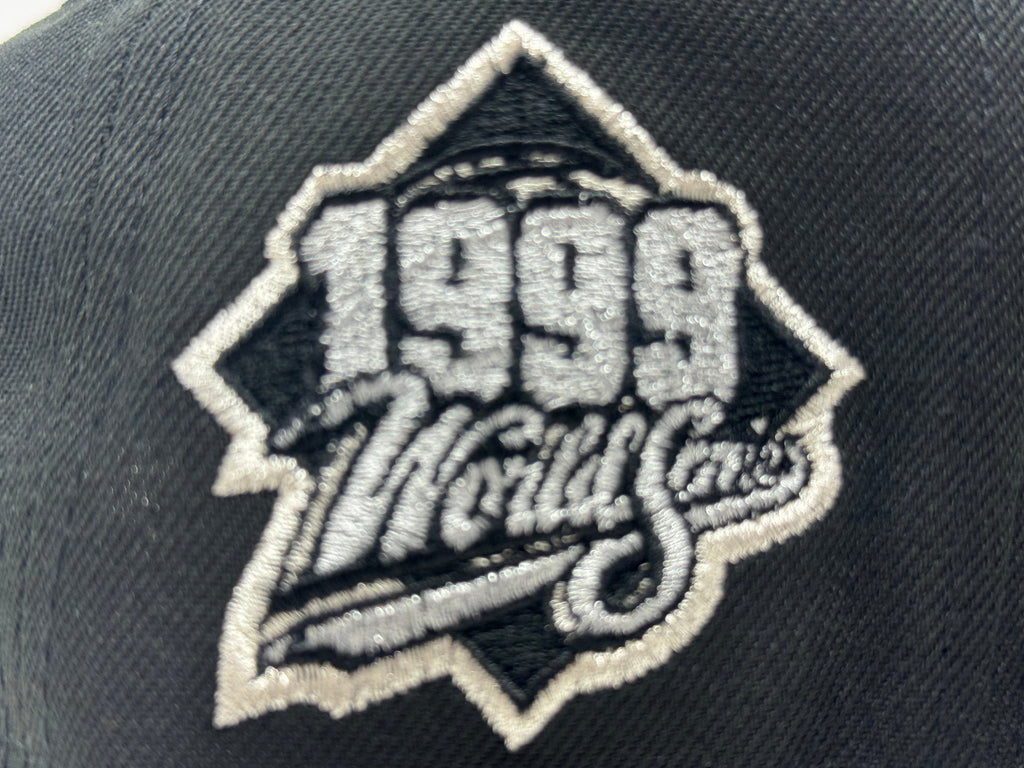 New York Yankees 1999 World Series Shadow Logo Snapback Hats-Black