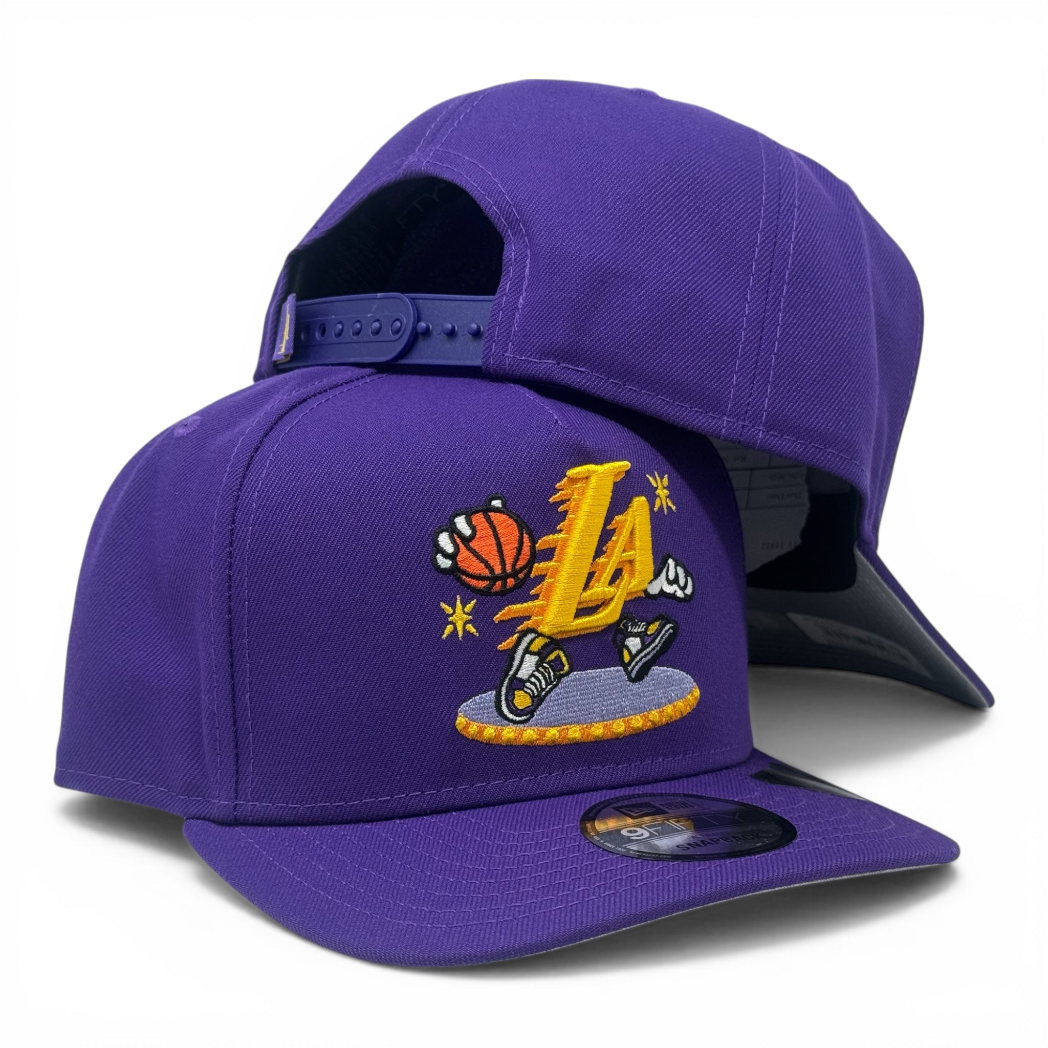 Los Angeles Lakers Cartoon logo 9Fifty New Era Snapback hat
