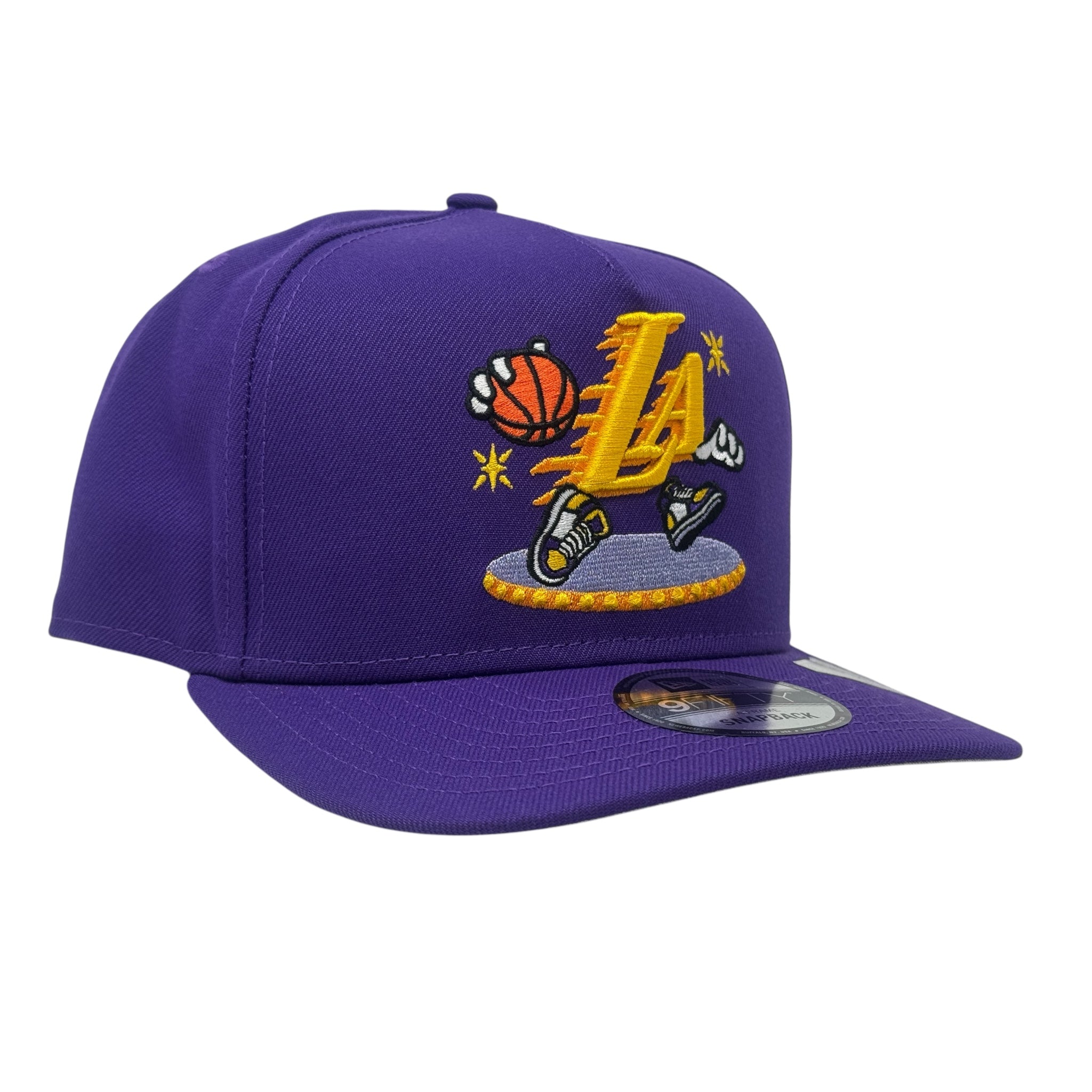 Los Angeles Lakers Cartoon logo 9Fifty New Era Snapback hat
