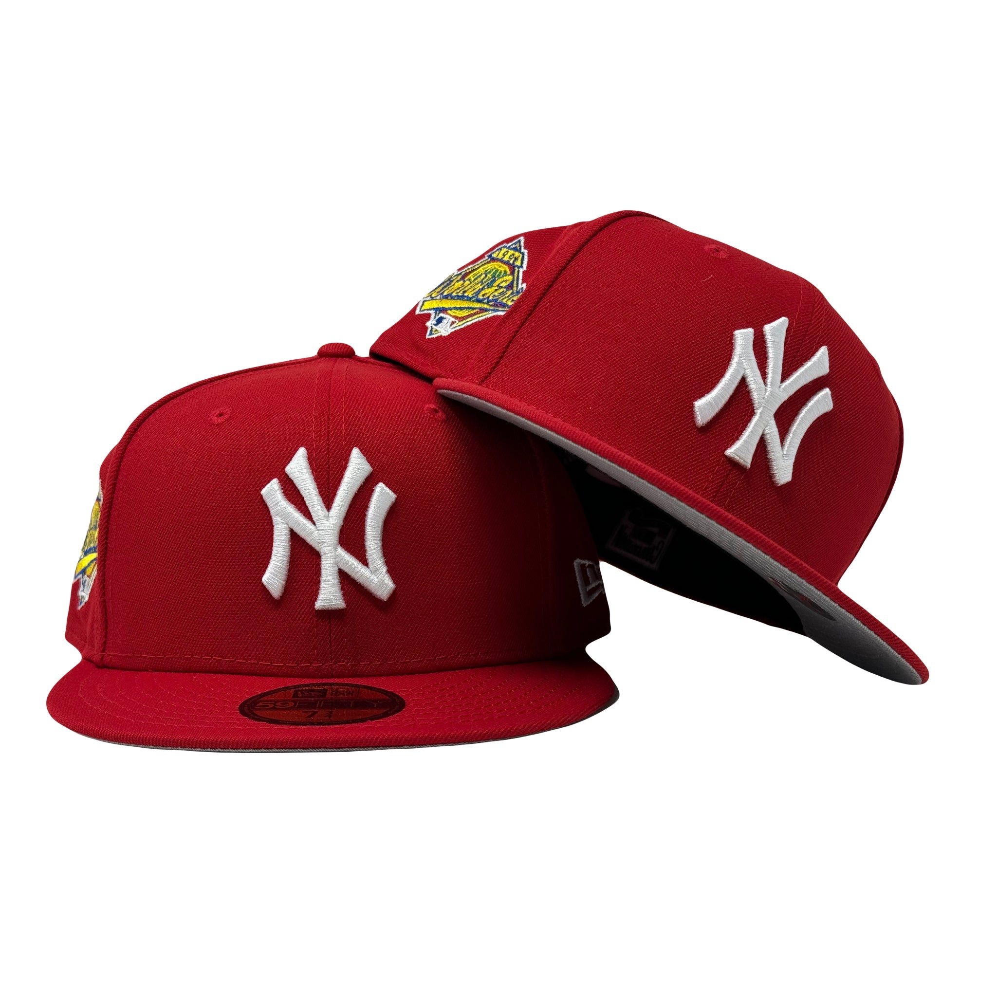 New York Yankees 1996 World Series Red Fitted Hats