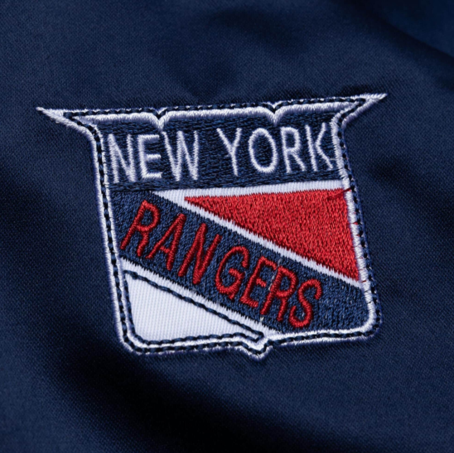 NEW YORK RANGERS MITCHELL & NESS SATIN JACKET