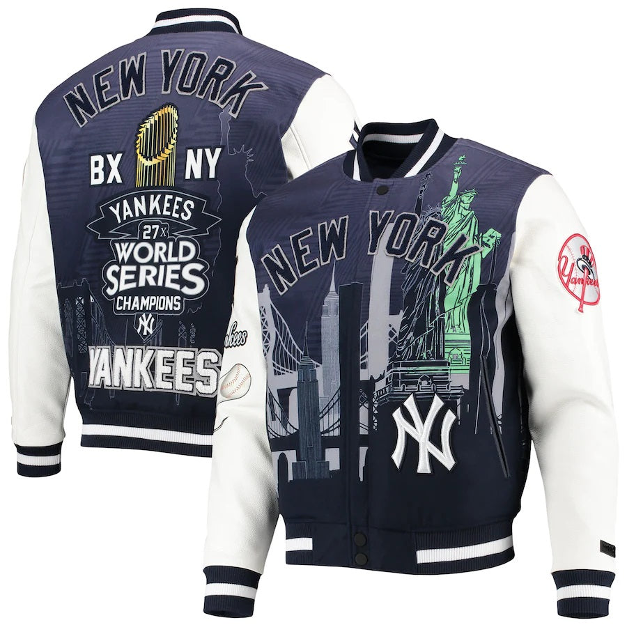 Yankees Pro Standard Navy Remix Varsity