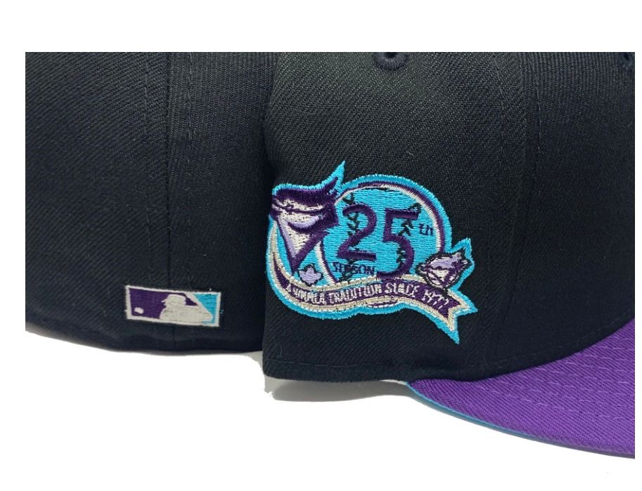 Toronto Blue Jays 25th Anniversary Teal Brim "Galaxy Collection" New Era Fitted Hat