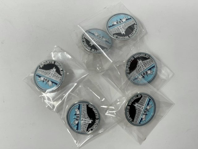 SPORTS WORLD 165 QUEENS BRIDGE METAL PIN