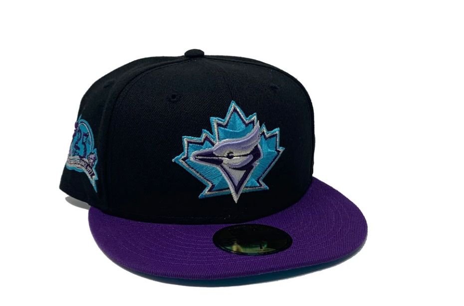 Toronto Blue Jays 25th Anniversary Teal Brim "Galaxy Collection" New Era Fitted Hat