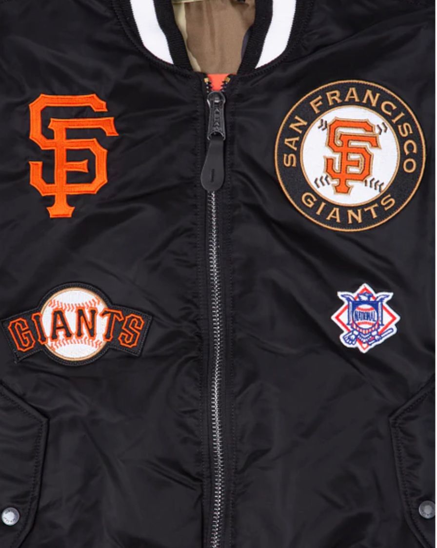 SAN FRANCISCO GIANTS * Alpha Industries MA-1 Bomber Jacket