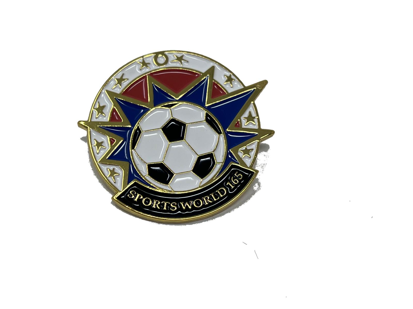 SPORTS WORLD SOCCER BALL PIN