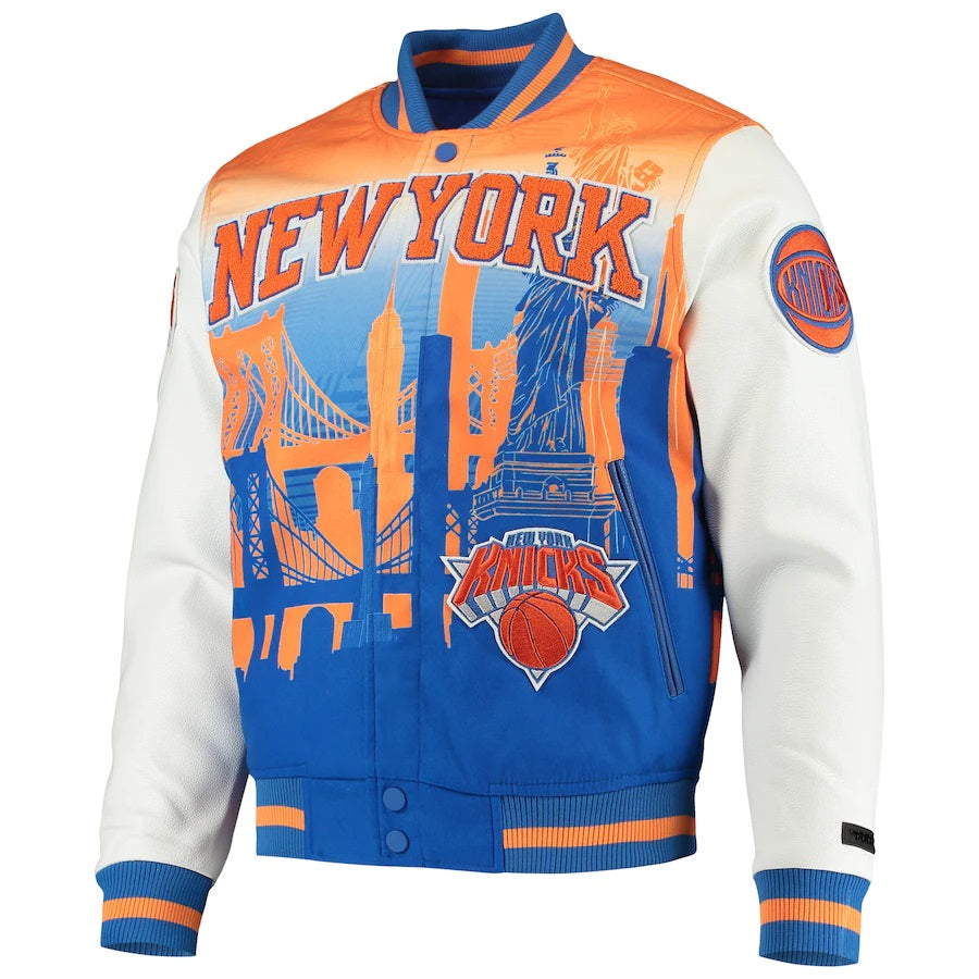 New York Knicks Pro Standard White Remix Varsity
