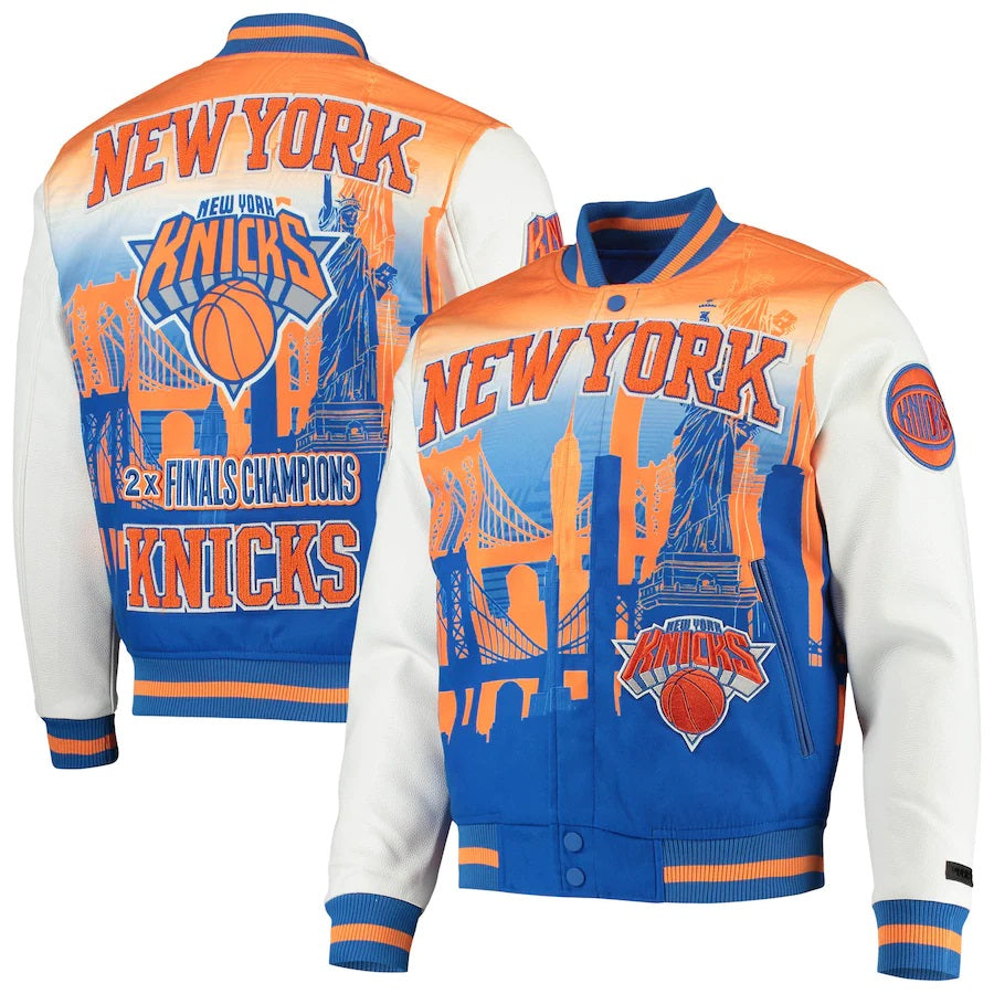 New York Knicks Pro Standard White Remix Varsity