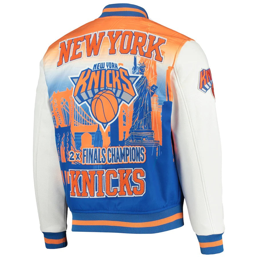 New York Knicks Pro Standard White Remix Varsity